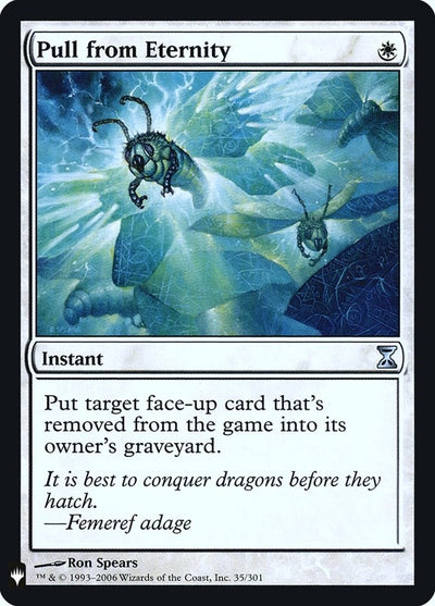 Pull from Eternity (35) (LIST)