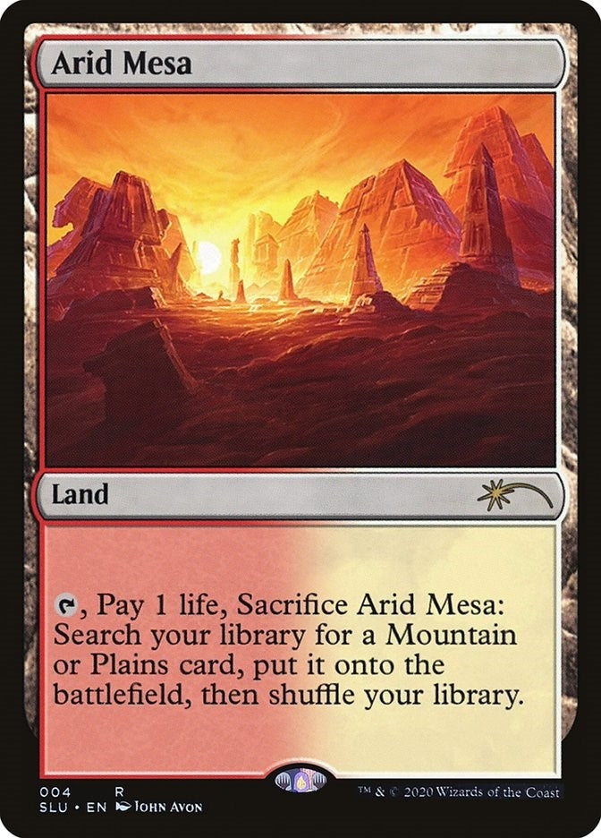 Image for Arid Mesa (4) (SLU) - Magic: The Gathering