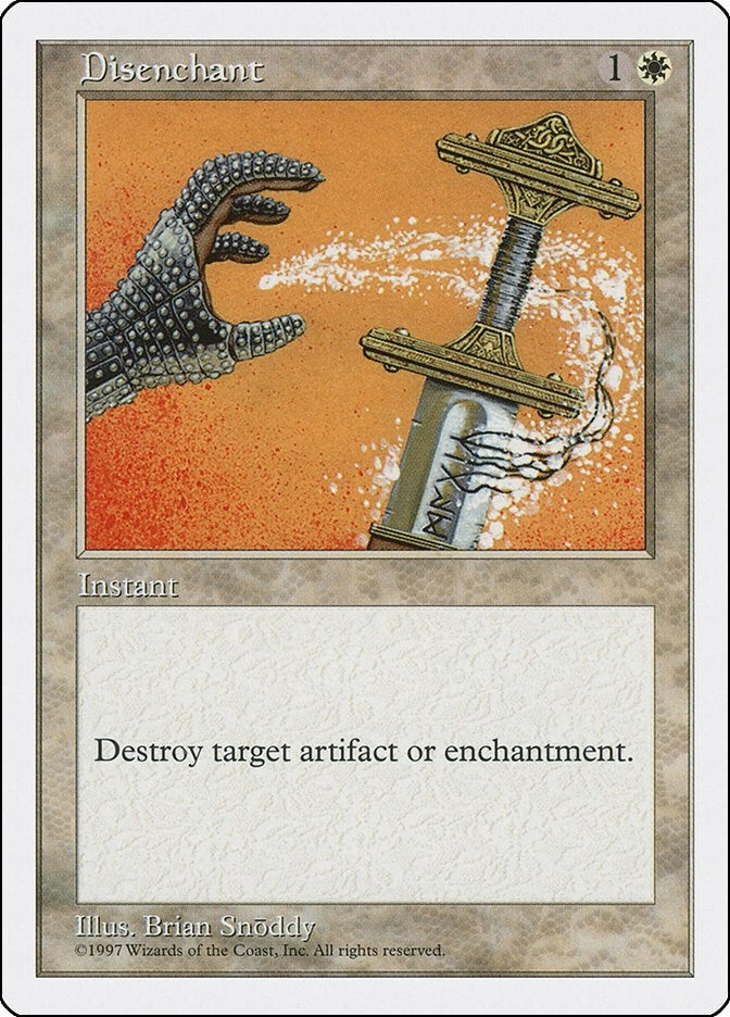 Image for Disenchant (5ED) - Magic: The Gathering