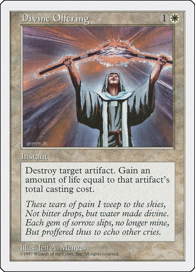 Image for Divine Offering (5ED) - Magic: The Gathering