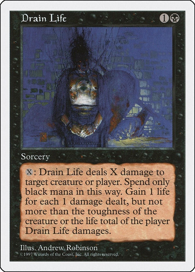 Image for Drain Life (5ED) - Magic: The Gathering