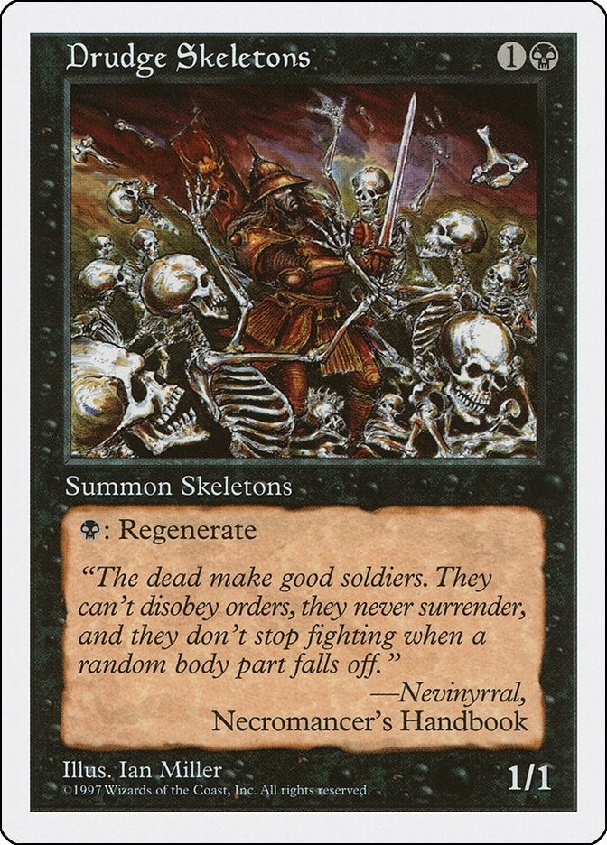 Image for Drudge Skeletons (5ED) - Magic: The Gathering