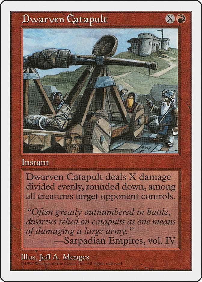 Image for Dwarven Catapult (5ED) - Magic: The Gathering