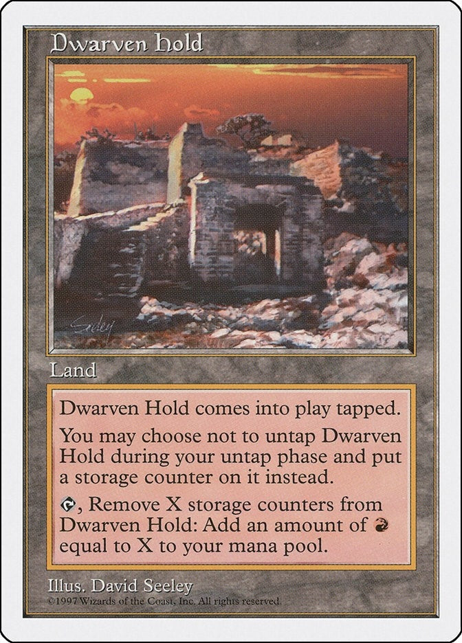 Image for Dwarven Hold (5ED) - Magic: The Gathering