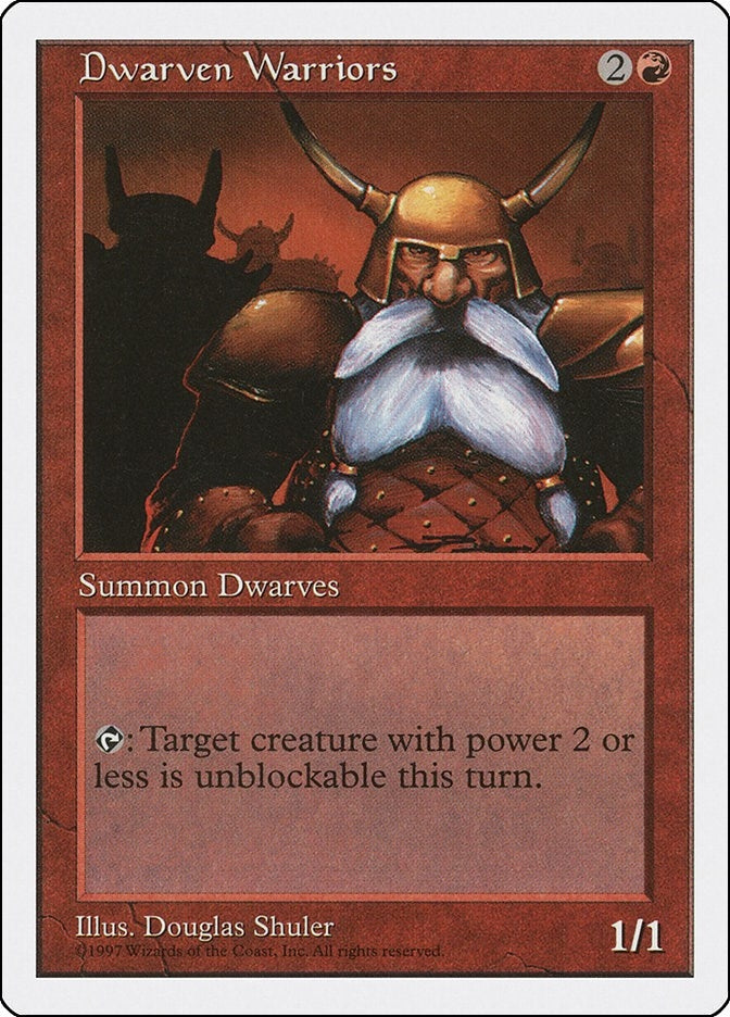 Image for Dwarven Warriors (5ED) - Magic: The Gathering