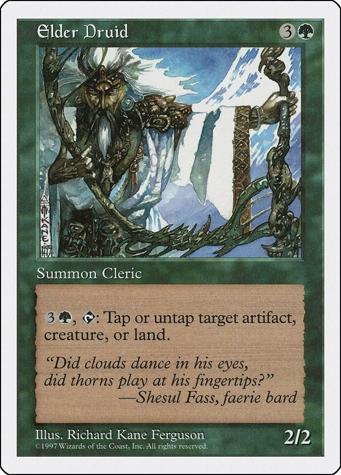 Image for Elder Druid (5ED) - Magic: The Gathering