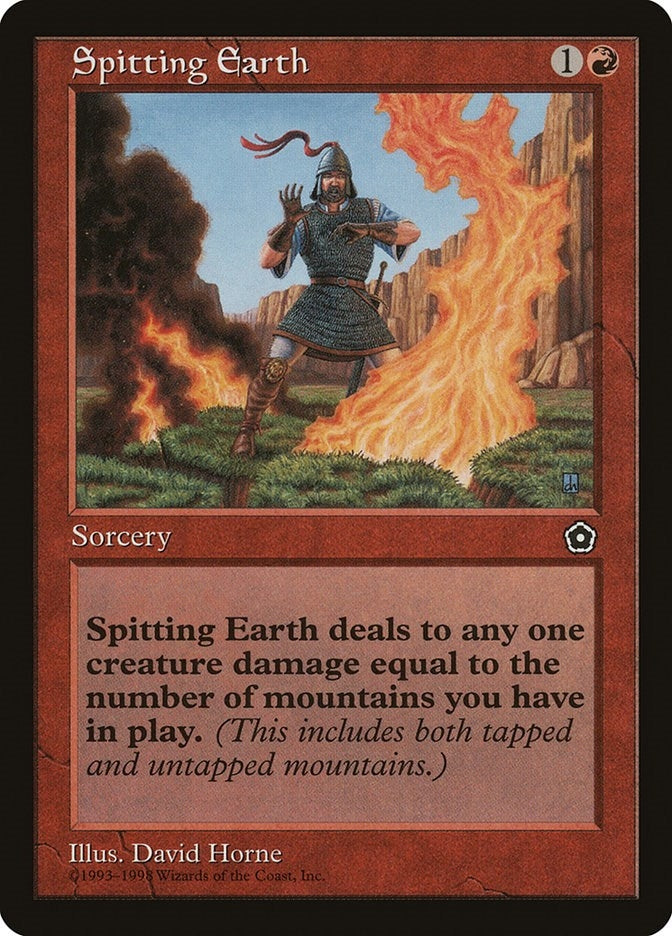 Image for Spitting Earth (P02) - Magic: The Gathering