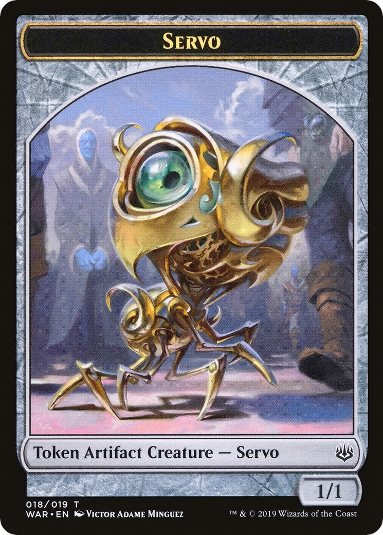 Image for Servo // Dragon Double-Sided Token (Challenger 2020) (18 // 13) (UMP) - Magic: The Gathering