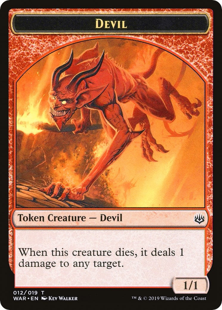 Image for Devil // Satyr Double-Sided Token (Challenger 2020) (12 // 9) (UMP) - Magic: The Gathering