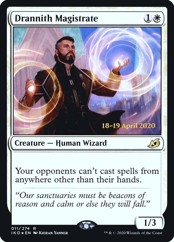 Image for Drannith Magistrate (11) (PRE) - Magic: The Gathering