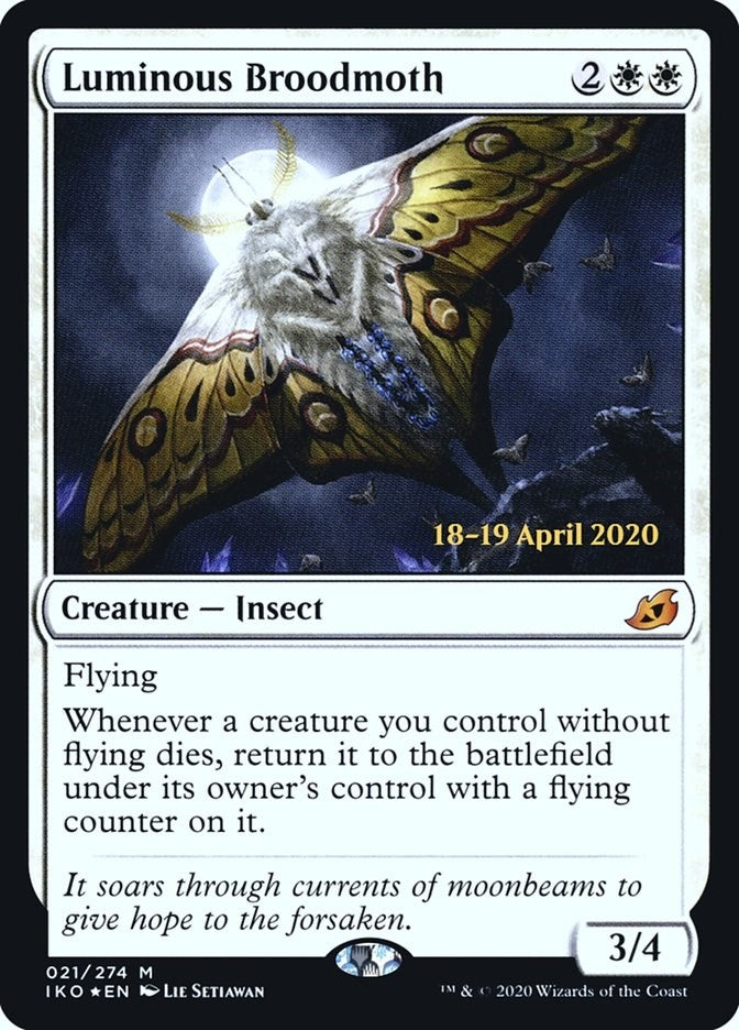 Image for Luminous Broodmoth (21) (PRE) - Magic: The Gathering