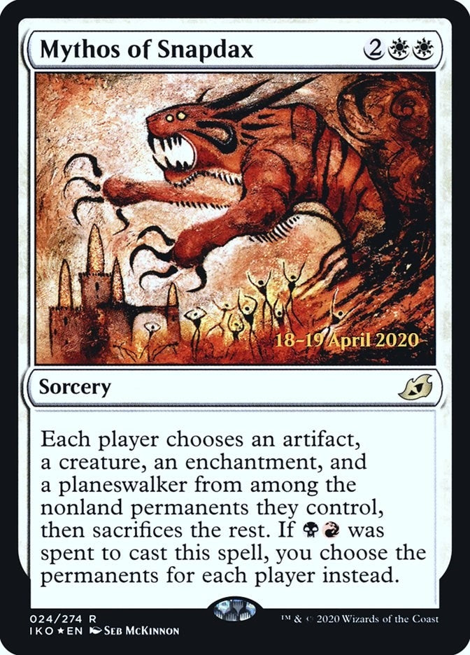 Image for Mythos of Snapdax (24) (PRE) - Magic: The Gathering