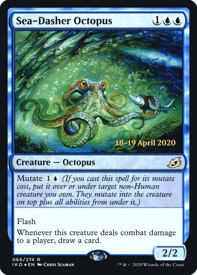 Image for Sea-Dasher Octopus (66) (PRE) - Magic: The Gathering