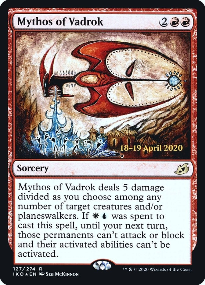 Image for Mythos of Vadrok (127) (PRE) - Magic: The Gathering