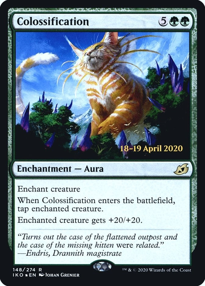 Image for Colossification (148) (PRE) - Magic: The Gathering