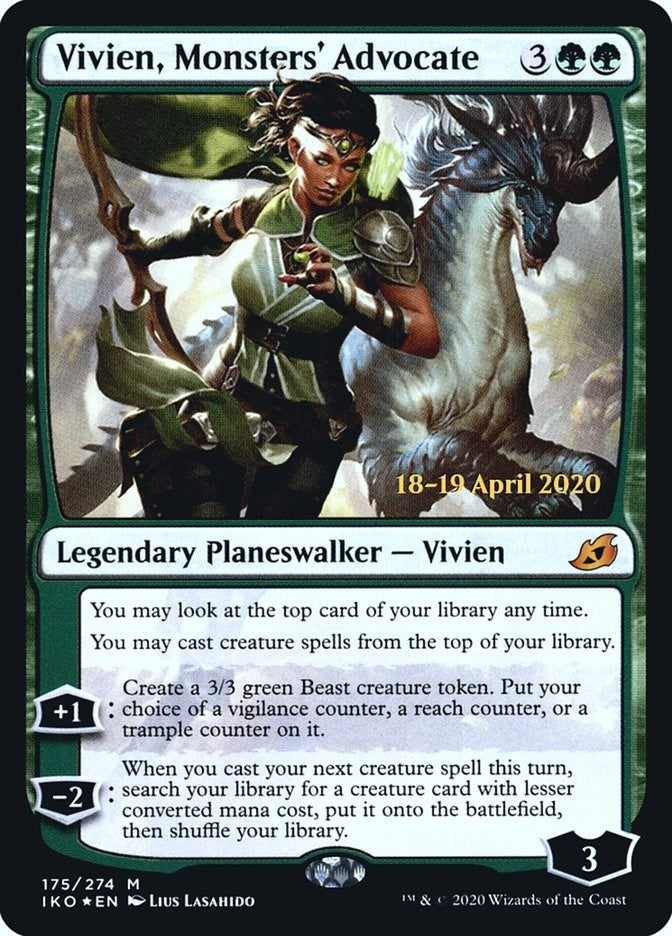 Image for Vivien, Monsters' Advocate (175) (PRE) - Magic: The Gathering
