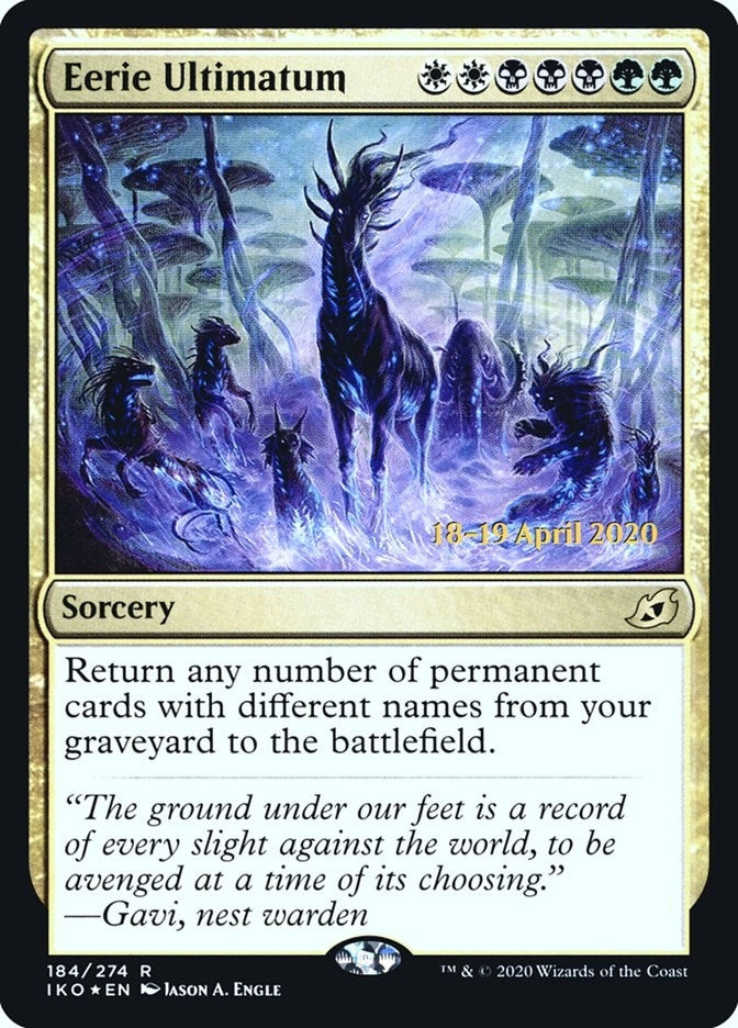 Image for Eerie Ultimatum (184) (PRE) - Magic: The Gathering