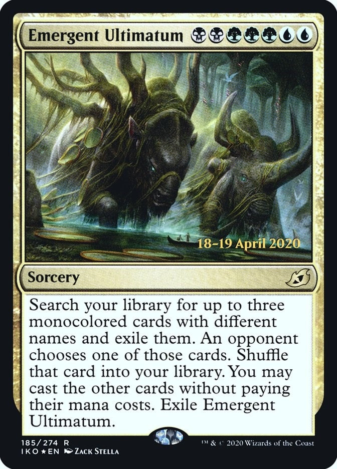 Image for Emergent Ultimatum (185) (PRE) - Magic: The Gathering