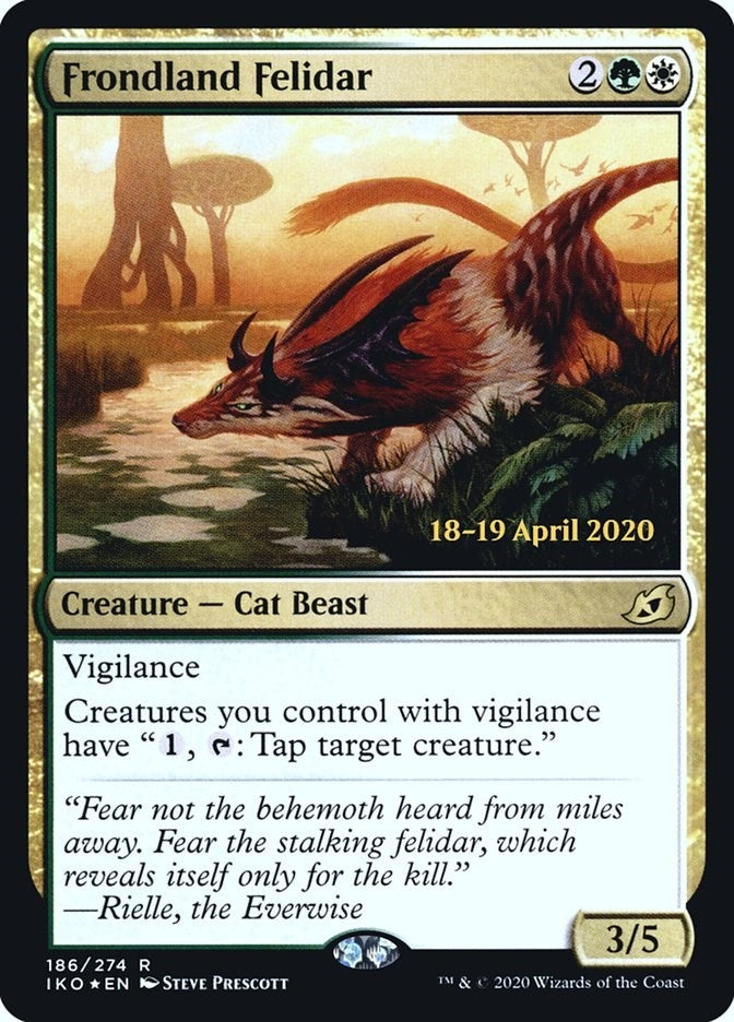 Image for Frondland Felidar (186) (PRE) - Magic: The Gathering