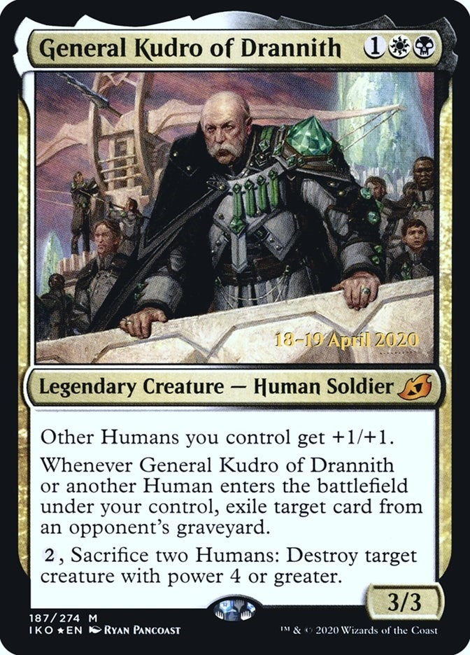 Image for General Kudro of Drannith (187) (PRE) - Magic: The Gathering