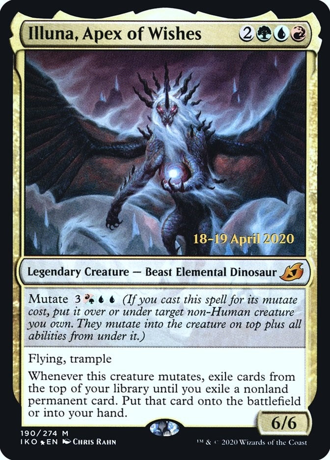 Image for Illuna, Apex of Wishes (190) (PRE) - Magic: The Gathering