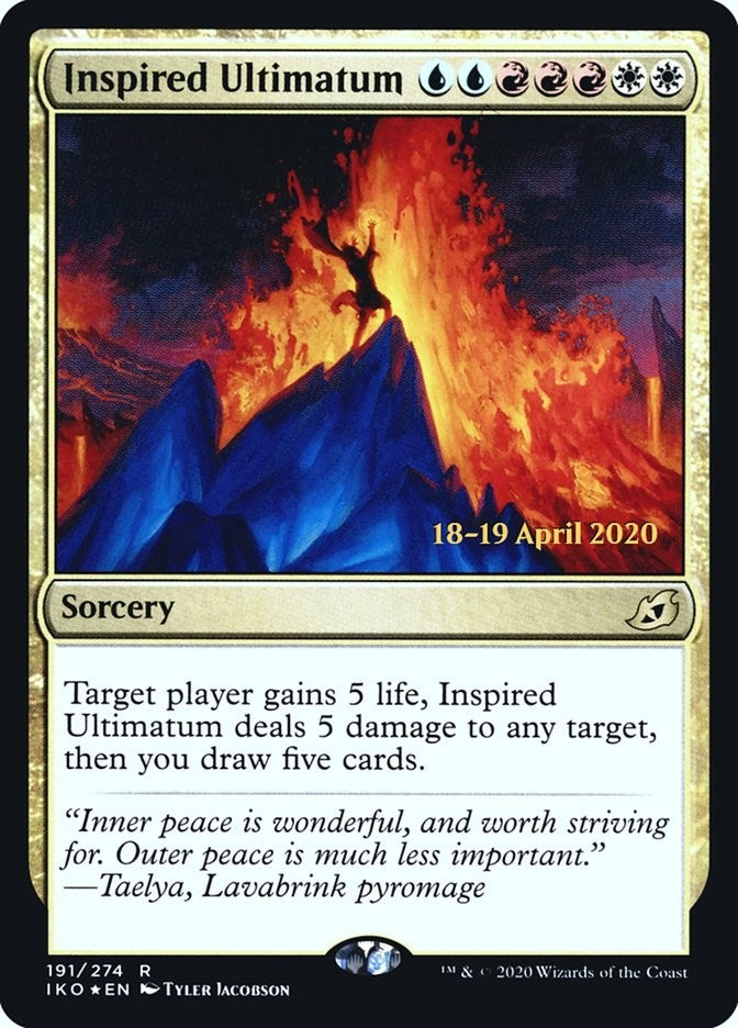 Image for Inspired Ultimatum (191) (PRE) - Magic: The Gathering