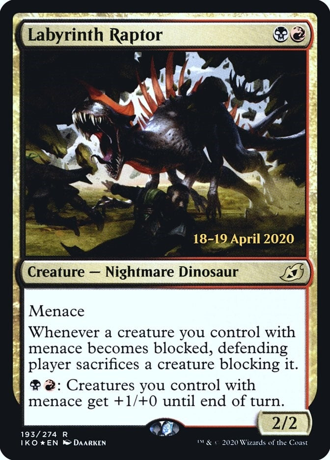 Image for Labyrinth Raptor (193) (PRE) - Magic: The Gathering