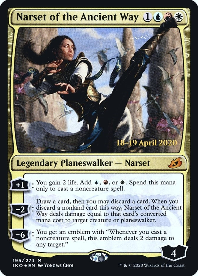 Image for Narset of the Ancient Way (195) (PRE) - Magic: The Gathering