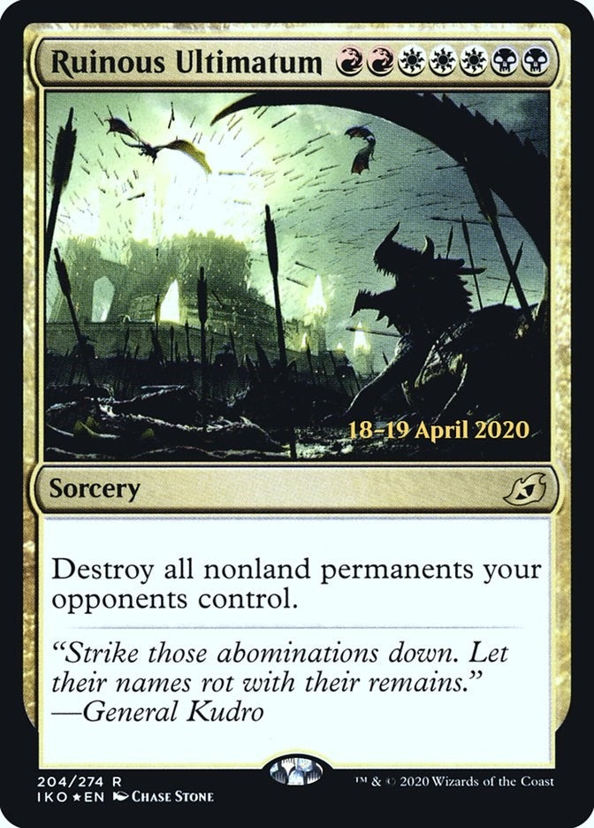 Image for Ruinous Ultimatum (204) (PRE) - Magic: The Gathering