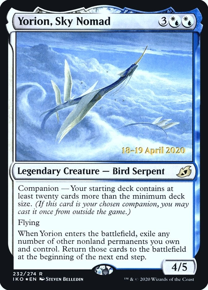 Image for Yorion, Sky Nomad (232) (PRE) - Magic: The Gathering
