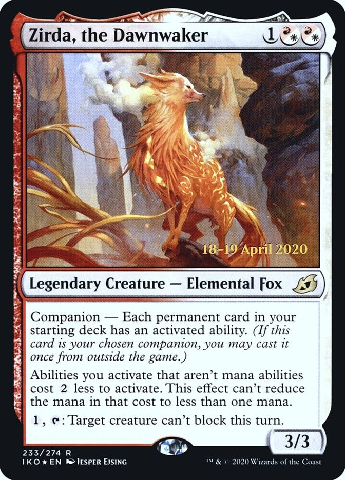 Image for Zirda, the Dawnwaker (233) (PRE) - Magic: The Gathering