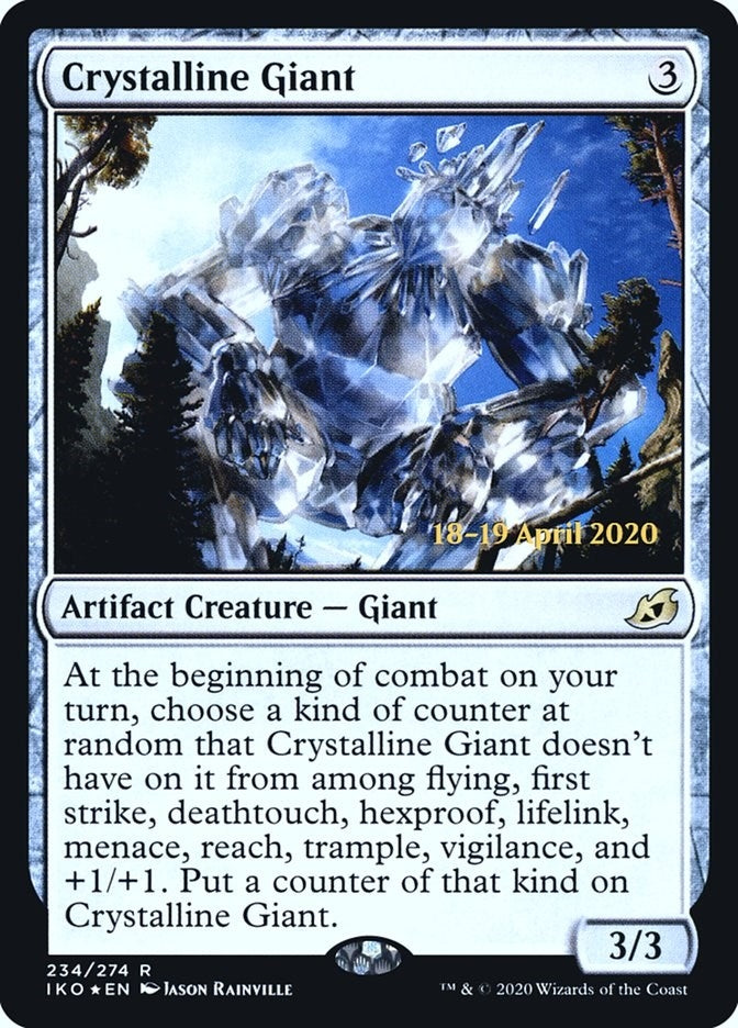 Image for Crystalline Giant (234) (PRE) - Magic: The Gathering