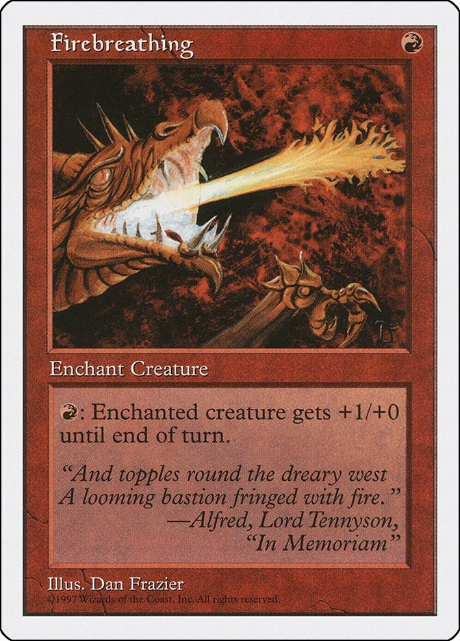 Image for Firebreathing (5ED) - Magic: The Gathering