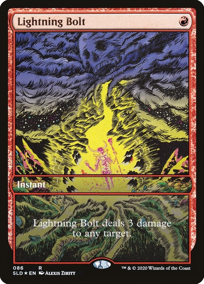 Image for Lightning Bolt (086) (86) (SLD) - Magic: The Gathering