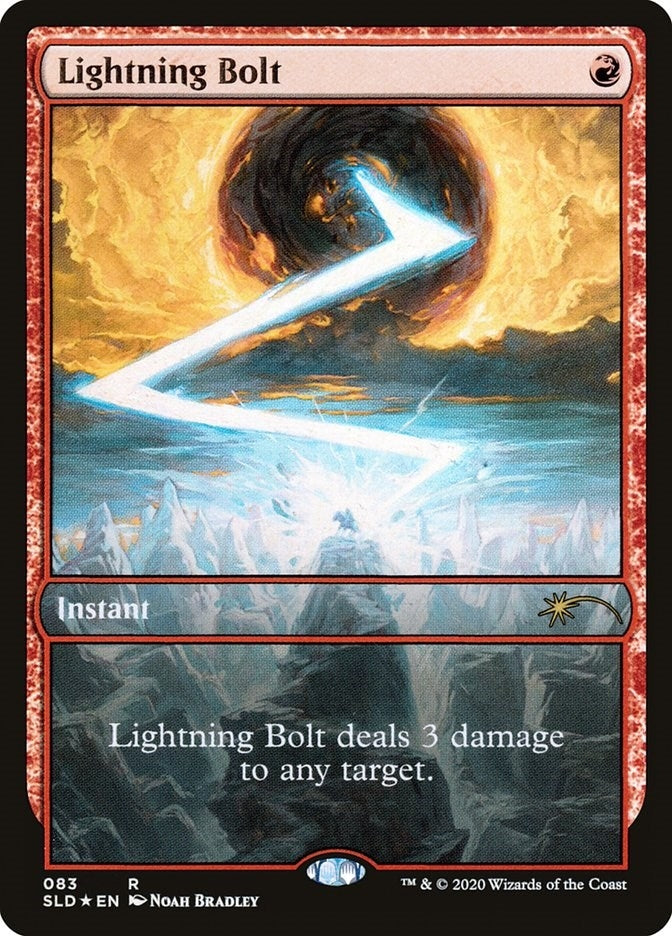 Image for Lightning Bolt (083) (83) (SLD) - Magic: The Gathering