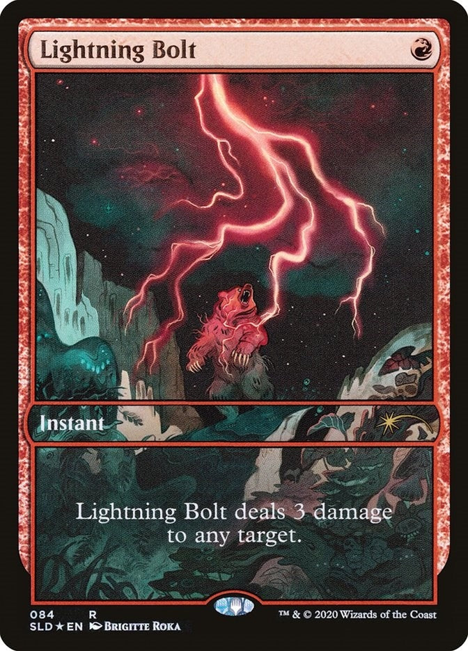 Image for Lightning Bolt (084) (84) (SLD) - Magic: The Gathering
