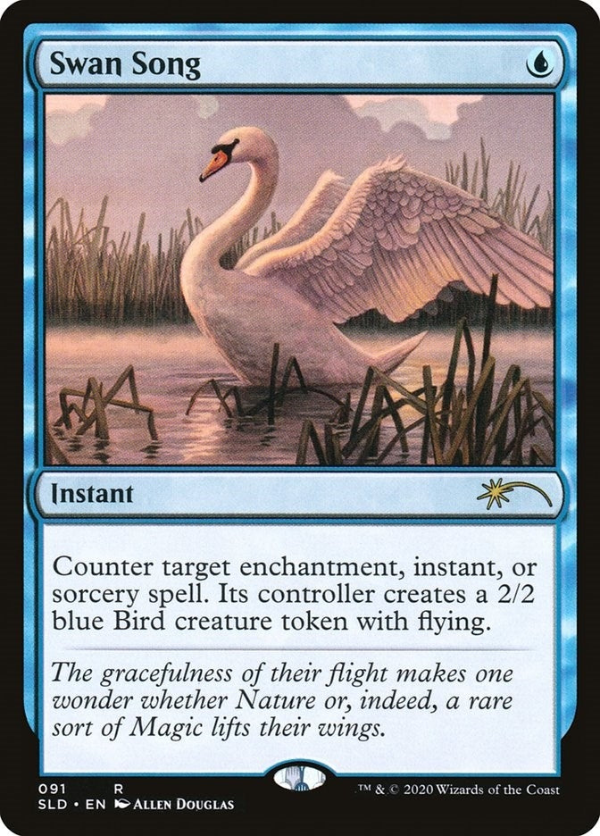 Image for Swan Song (091) (91) (SLD) - Magic: The Gathering