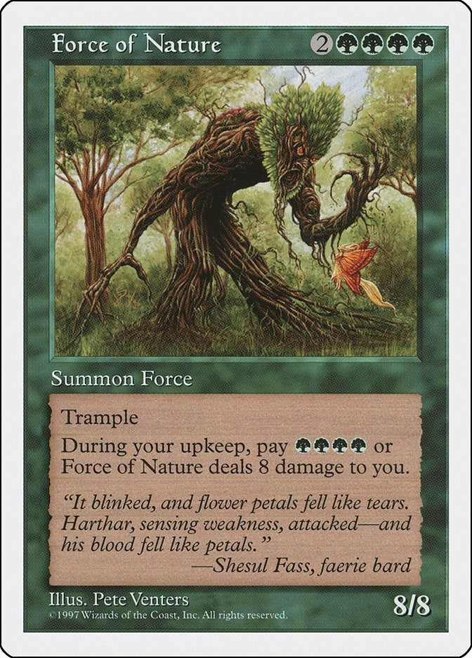 Image for Force of Nature (5ED) - Magic: The Gathering
