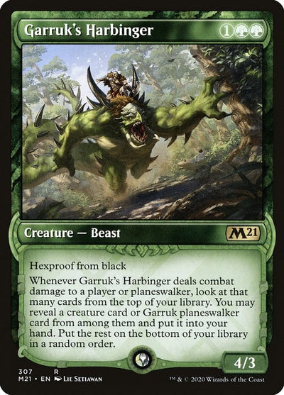 Garruk's Harbinger (Showcase) (307) (M21)