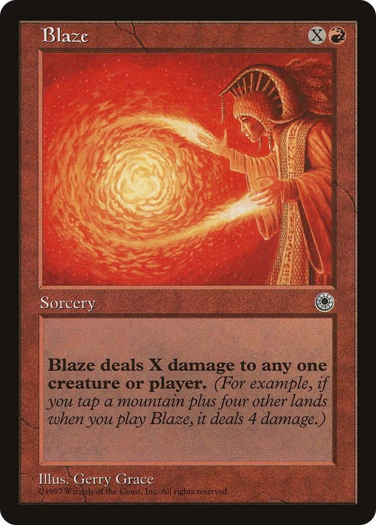 Image for Blaze (POR) - Magic: The Gathering