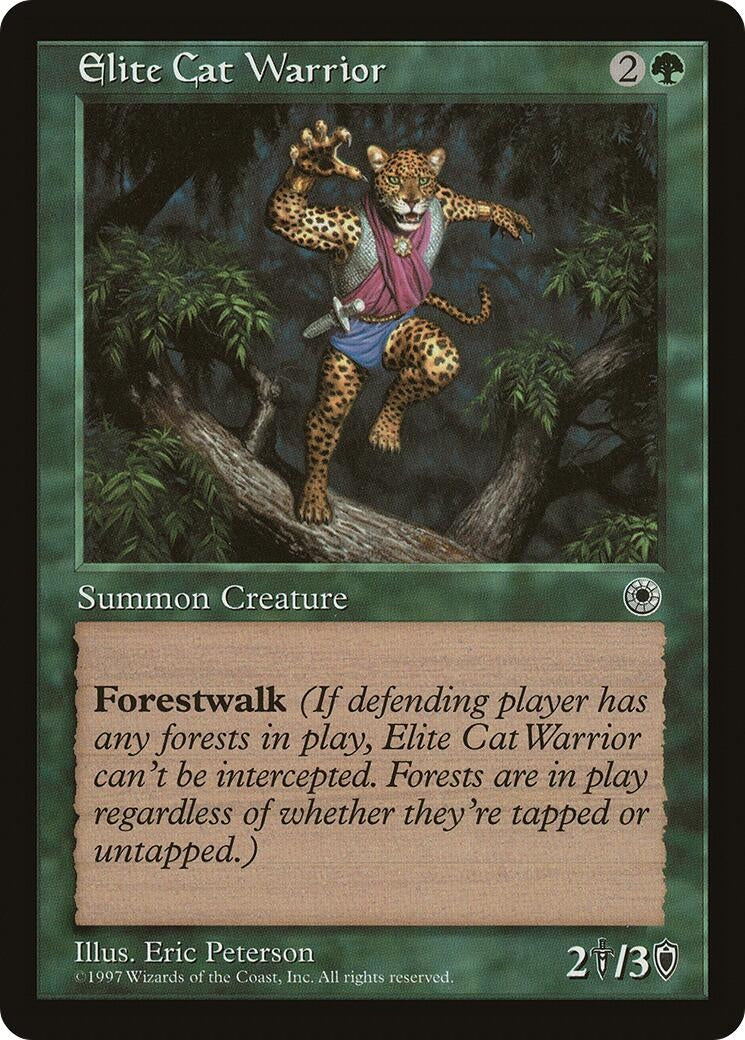 Image for Elite Cat Warrior (POR) - Magic: The Gathering