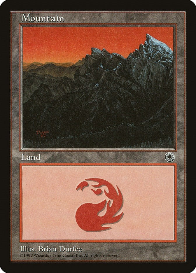 Image for Mountain (Peaks Right) (POR) - Magic: The Gathering