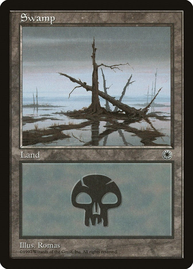 Image for Swamp (Crossed Trees) (POR) - Magic: The Gathering