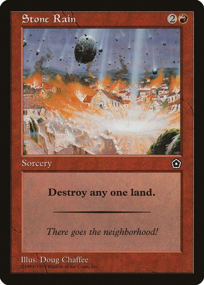 Image for Stone Rain (P02) - Magic: The Gathering