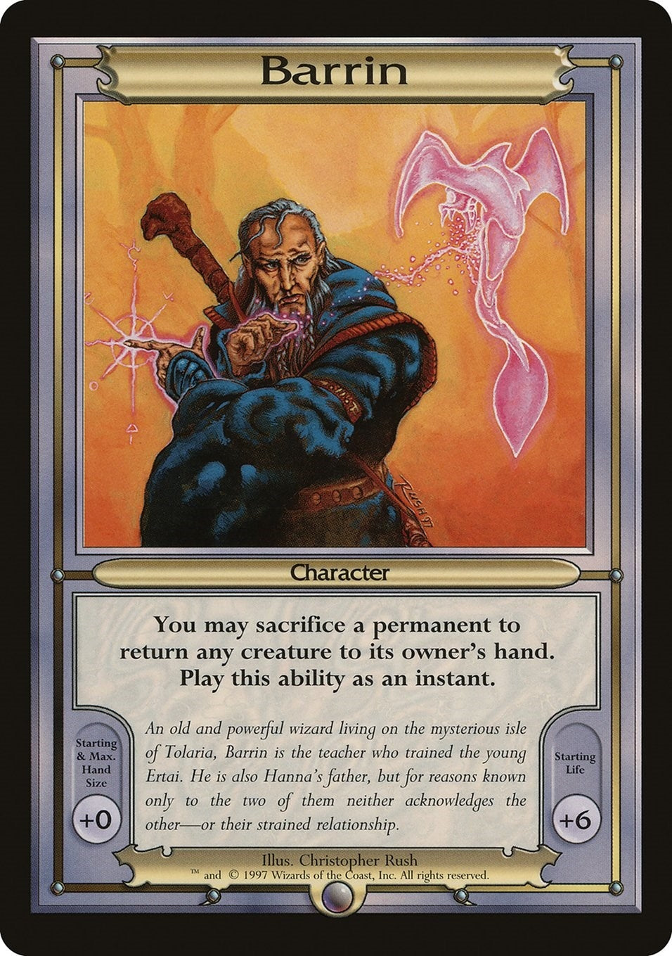 Image for Barrin (Oversize) (VNG) - Magic: The Gathering