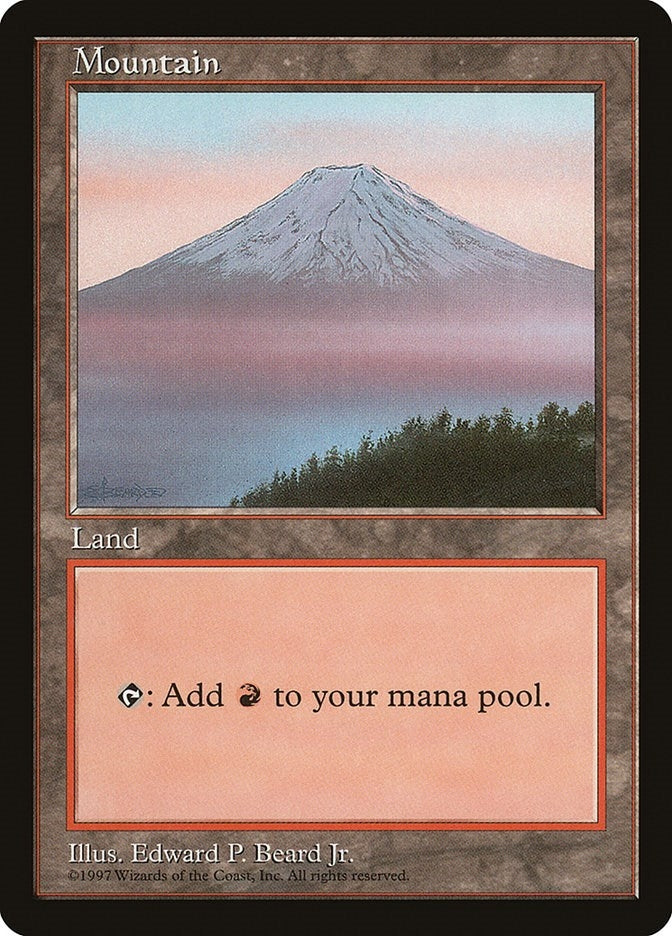 Image for Mountain - Clear Pack (Beard, Jr.) (APAC) - Magic: The Gathering