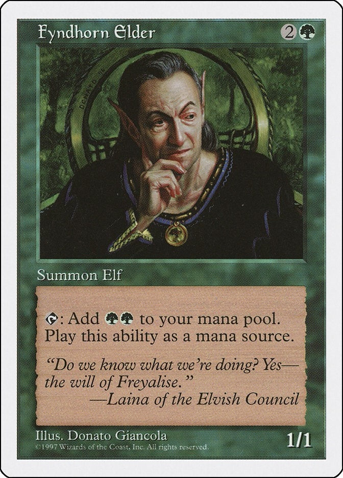 Image for Fyndhorn Elder (5ED) - Magic: The Gathering