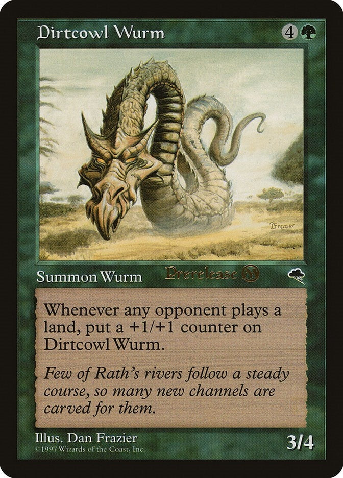Image for Dirtcowl Wurm (1) (PRE) - Magic: The Gathering