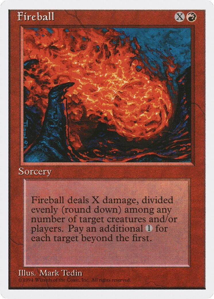 Image for Fireball (MEDIA) - Magic: The Gathering