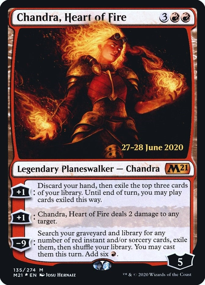 Image for Chandra, Heart of Fire (135) (PRE) - Magic: The Gathering